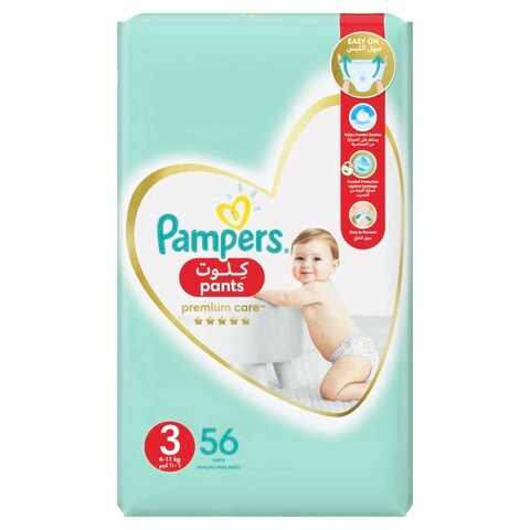 Pampers premium protection size hot sale 3