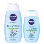 اشتري NIVEA Baby Shampoo Pure And Mild Chamomile Extract White 500ml+200ml في الامارات