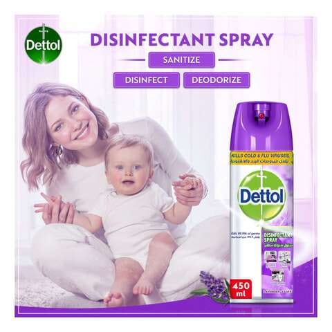 Dettol Anti-Bacterial Disinfectant Spray 450ml