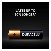 Duracell AAA Alkaline Battery Value Pack Multicolour Set of 12
