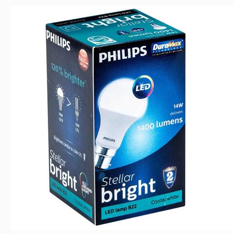 Philips B22 Essential LED Bulb 14W Cool Daylight 1 Piece