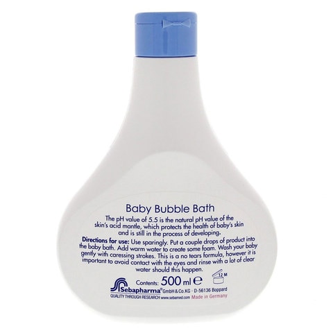Sebamed Baby Bubble Bath 500ml White