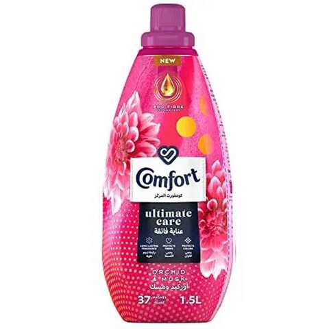 Comfort Fabric Conditioner Concentrated Essence Orchid And Musk 1.5 Liter
