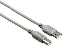 Hama USB 2.0 Cable Grey 1.80 M For Epson, Canon, Hp, Brother Printer Cable