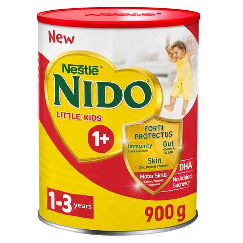 Nestle Nido Fortiprotect One Plus Milk Powder Growing Up Stage 3 Tin 900 Gram