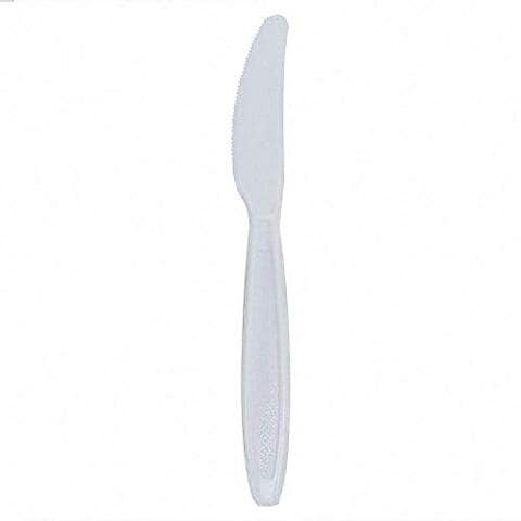 Buy Karat U2021W 7.6" Ps Extra-Heavy Weight Disposable Knife, White (Pack Of 1000) in UAE