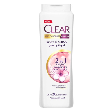 Clear Women&#39;s Anti-Dandruff Shampoo Soft &amp; Shiny 400ml