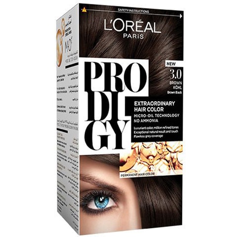 Buy L'Oreal Prodigy 3 Brown Black Long-Lasting Haircolour Online - Shop  Beauty & Personal Care on Carrefour Jordan