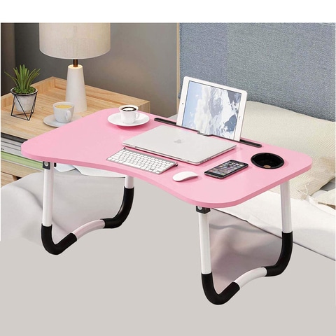 Laptop folding outlet table