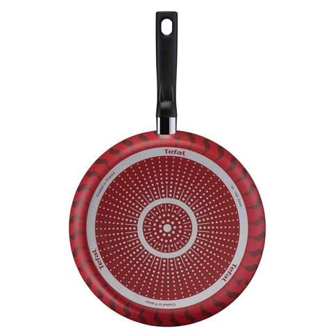 Tefal G6 Tempo Flame Fry Pan Red And Black 32cm