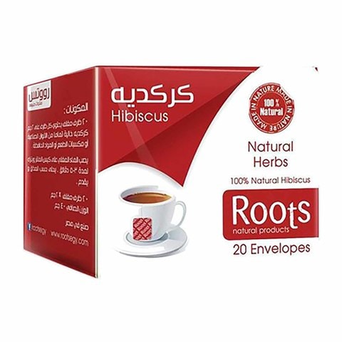 Roots Hibiscus Herbs Tea - 20 Bags