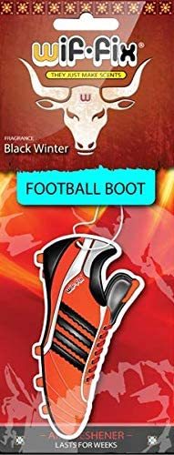 WF Car Air Freshener - Black Winter Fragrance (Football Boot)