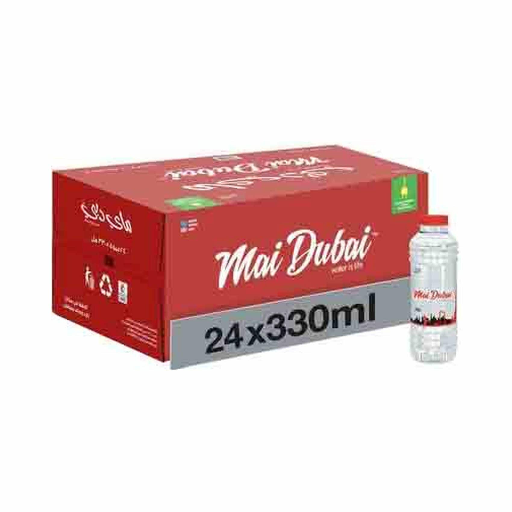 Buy Mai Dubai Drinking Water 330ml x24 Online Shop Beverages on Carrefour UAE