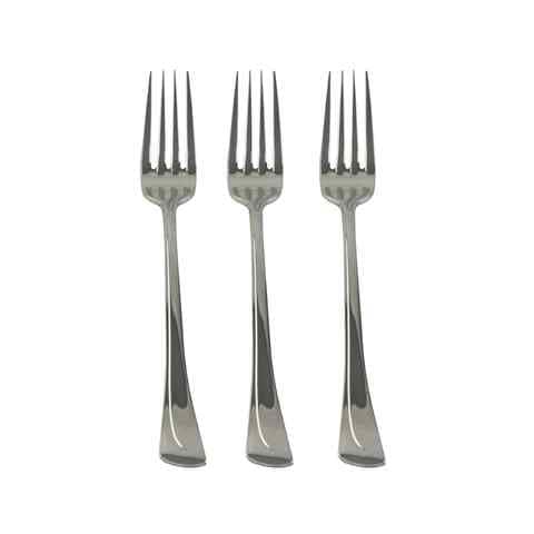 Lucia Dinner Fork Silver 3 PCS
