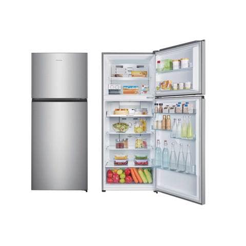 Hisense Fridge RT488N4ASU 488 Liter Silver (Plus Extra Supplier&#39;s Delivery Charge Outside Doha)