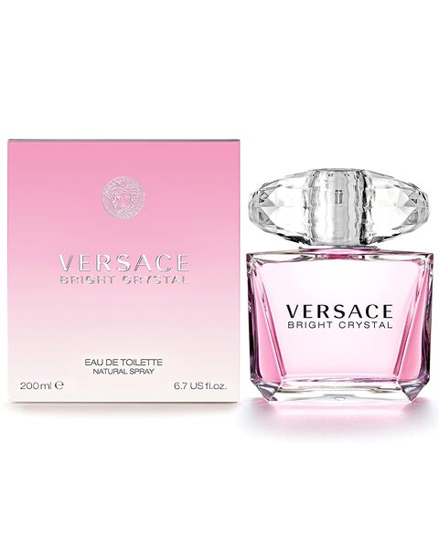 Versace Bright Crystal Eau De Toilette For Women - 200ml