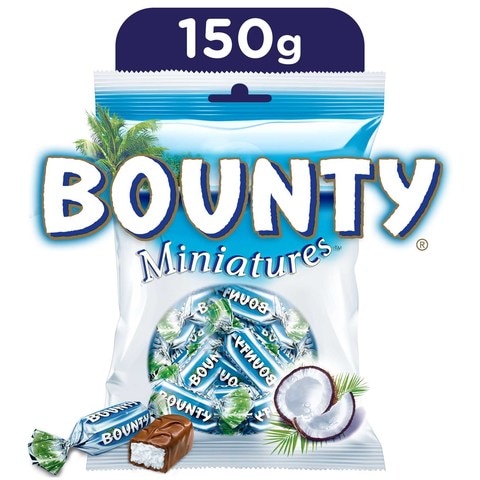 Bounty Miniatures Milk Chocolate Mini Pouch 150 Gram