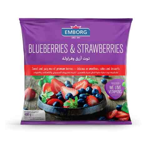 Emborg Blueberries And Strawberries Mix 400g