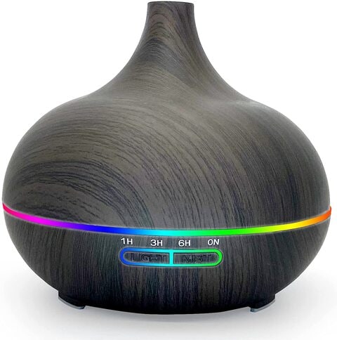 Buy Sky-Touch Essential Oil Diffuser, 550ml Oil Diffuser With 4 Timer, Aromatherapy  Diffuser With Auto Shut-Off Function, Cool Mist Humidifier Bpa-Free For  Bedroom Home -Dark Brown Online - Shop Electronics & Appliances