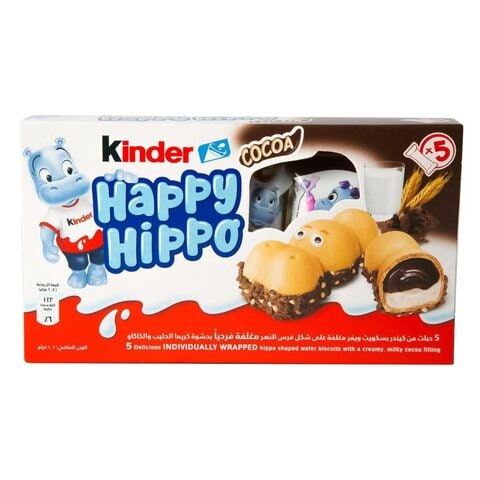 K i n d e r   H a p p y   H i p p o   C o c o a   B i s c u i t     1 0 2 g