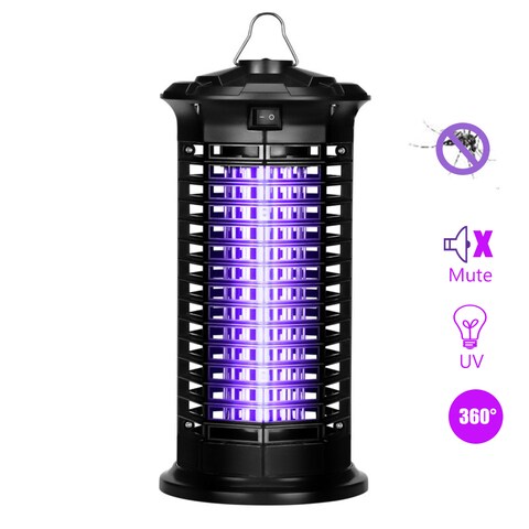 Electric Bug Zapper Mosquito Killer Lamp UV Fly Insect Trap Waterproof Rechargeable Non-Toxic Silent Mosquito Attractant Trap Portable Pest Control for Indoor Outdoor Backyard Patio Camping Office 