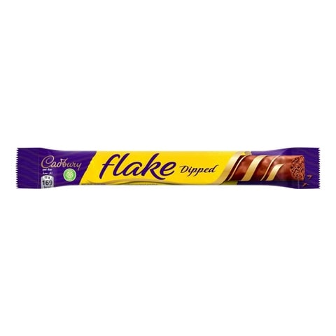 Buy Cadbury Flakes Dipped Chocolate Bar 32g Online - Shop Food Cupboard on  Carrefour UAE