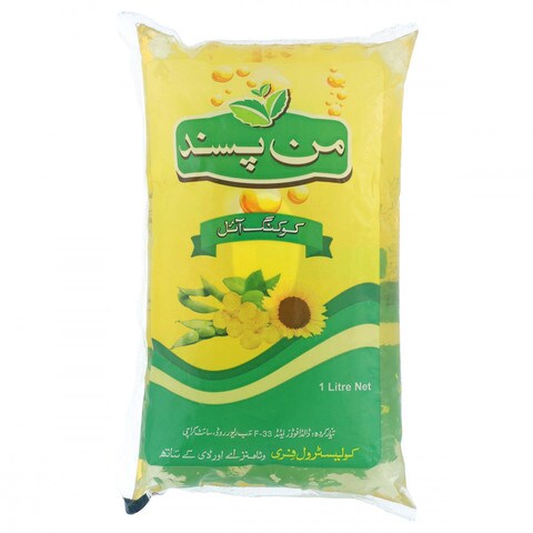 Manpasand Cooking Oil Pouch 1 Litre