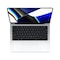 14-inch MacBook Pro: Apple M1 Pro chip with 8‑core CPU and 14‑core GPU, 512GB SSD - Silver (Arabic English keyboard)