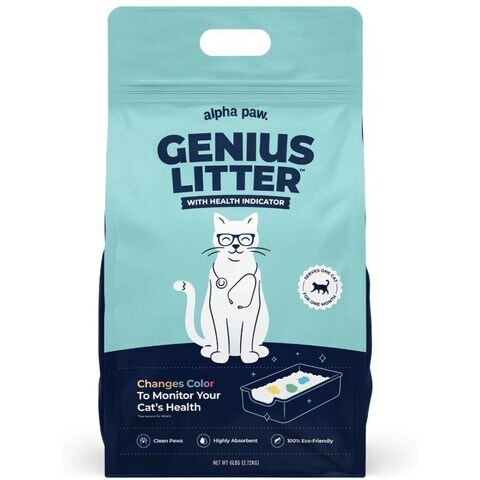 Buy Alpha Paw Genius Litter With Health Indicator 2.7KG 4L