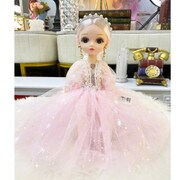 The Singing Doll Baby Girl With Pink Pirincess Dress Gift Or Home Decoration-32cm