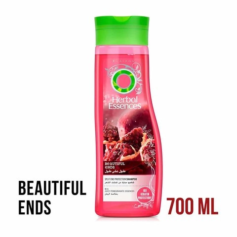 Herbal Essences Shampoo for Split End Protection With Juicy Pomegranate Essences - 700 Ml