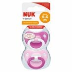 اشتري Nuk Fashion Silicone Soother 2 Count 0-6 Months في الامارات