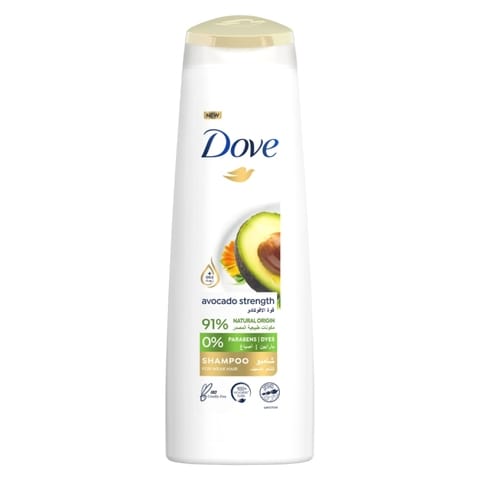 Dove Nourishing Secrets Shampoo Strengthens And Reduces Hair Fall With Natural Extracts Avocado Oil 400ml
