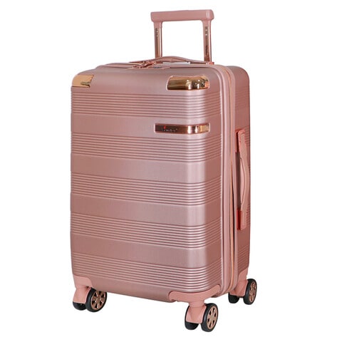 Rose gold best sale hard shell suitcase