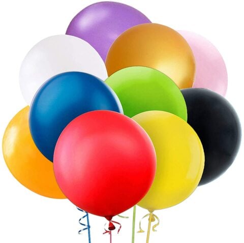 JMD 10PCS Giant Balloons Assorted Colors 36 Inch Jumbo Size Latex Balloon Great Decorations for Birthday Wedding Party Baby Shower Carnival Decorations