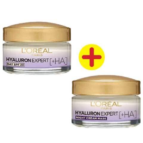 L&rsquo;Oreal Paris Hyaluron Expert Day Cream 50 Ml + Night Cream 50 Ml