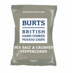 Buy Burts Sea Salt And Crushed Peppercorns Hand Cooked Potato Chips 40g in UAE