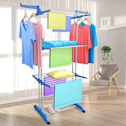 Buy Blueberry Single Pole Clothes Drying Stand 25 Meter, Blue Online - Shop  Home & Garden on Carrefour UAE