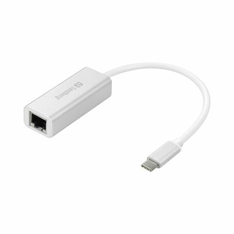 Sandberg USB-C Gigabit Network Adapter Cable White