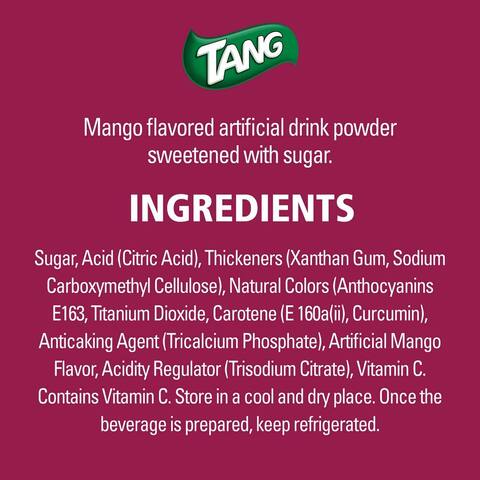 Tang Mango Flavoured Powder Drink - 25 Gram - 12 Counts