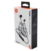 JBL Tune 125BT Wireless In-Ear Headphones with Pure Bass and 16H Battery Black