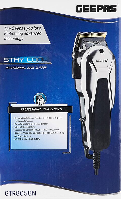 ماكينة قص الشعر جيباس المقاومة للماء GTR8658