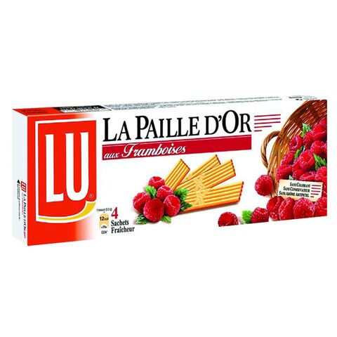 Lu paille dor raspberry biscuit 170 g Online | Carrefour KSA