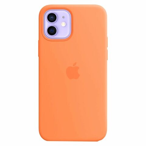 Apple Silicone Case Cover For iPhone 12/12 Pro Kumquat