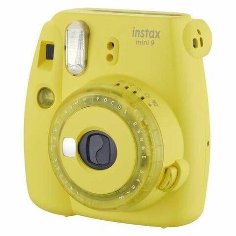 Fujifilm Instax Mini 9 Instant Camera Yellow With Film