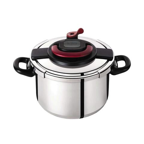 Tefal Pressure Cooker Clipso Plus - 10 Liters - Silver
