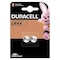 Duracell LR44 Alkaline Battery Silver 2 count