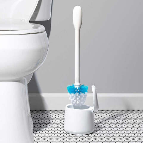 OXO SoftWorks Toilet Brush &amp; Canister Set, 2-pack