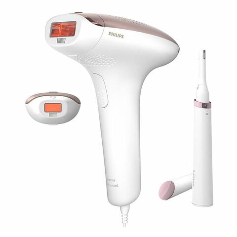 Philips Lumea IPL Hair Removal Device With 2 Attachments For Face And Body BRI921 Multicolour