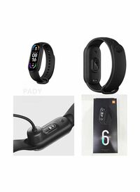 Xiaomi Mi Smart Band 6 - 1.56 Inch Full Touch Screen Sport Wristband Waterproof Magnetic Charge Global Version Black